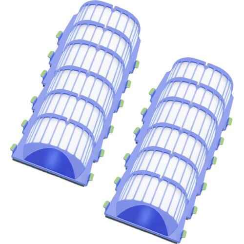 12pcs HEPA filter for IROBOT ROOMBA 500 600 SERIES AEROVAC FILTER 528 536 551 552 564 580 595 620 630 650 cleaner parts