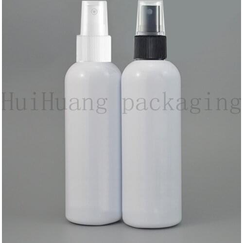 30pcs/lot 200ml empty white spray plastic bottle ,liquid medicine vial,200cc oz pump container PET,mist sprayer perfume bottles