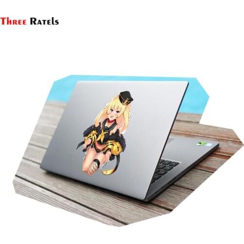 Three Ratels A886 Bache Azur Lane Anime Game Decals For Laptop Luggage Guitar Cover Decor Sticker Vinyl Material