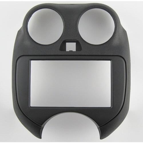 Double Din Car Audio Frame for Nissan March (Combination) Stereo Fascia DVD Panel Dash Kit Trim Surround Adapter Radio Cover