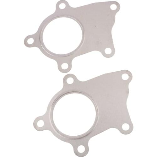 2Piece Turbocharger Downpipe Flange Gasket 2.25 Inch Diameter For T3 T4