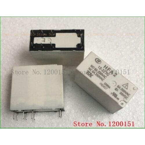 HFA2 12-2ZST HFA2-12-2ZTG 12VDC 8A 250VAC