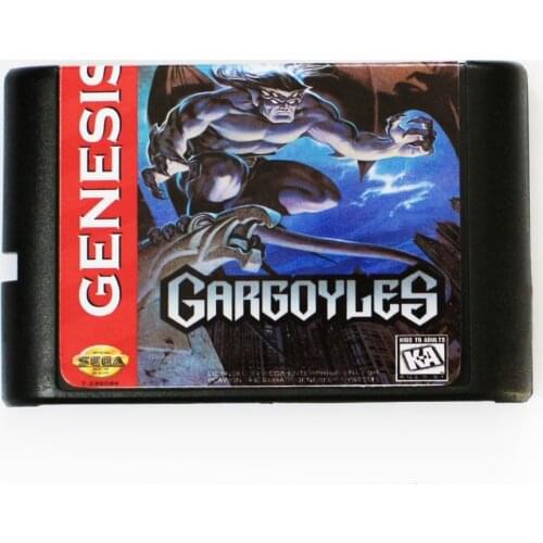 Gargoyles Game Cartridge Newest 16 bit Game Card For Sega Mega Drive / Genesis System