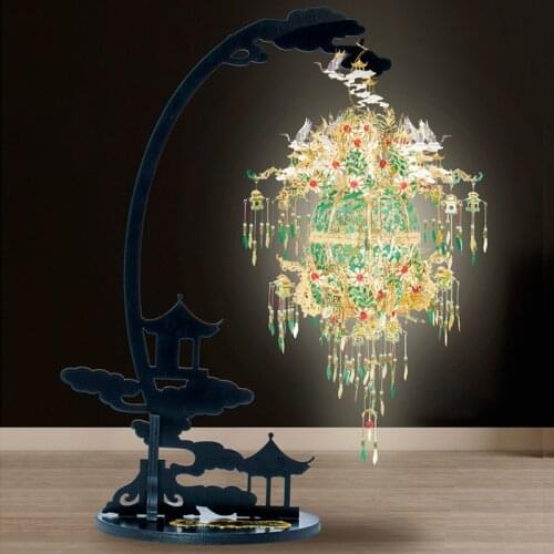 IP004-GN Metalhead 3D Metal Puzzle Flower and Bird Sachet DIY Laser Cutting Jigsaw Puzzle Toys Gift for Adult