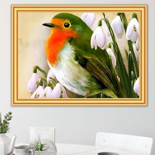 DIY 5D Diamond Painting Bird Diamond Mosaic Animal Full Drill Diamond Embroidery Picture of Rhinestones Home Decoration