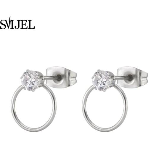 SMJEL Fashion Gold Color Horseshoe Necklaces Pendants for Women Jewelry Birthday Lovely Horse Hoof Necklace Chain Gift