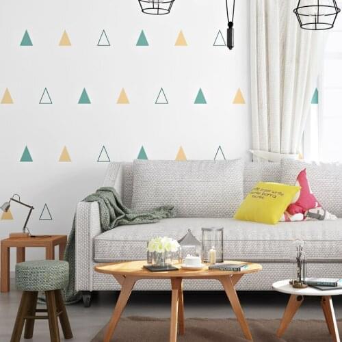 Korean Geometric Kids Room Wallpaper 3d Simple Baby Boys Girls Bedroom Wall Papers Home Decor Murals Child Papier Peint QZ172
