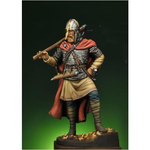 New Unassembled 1/24 75MM Axe fighter STAND 75MM ANCIENT Resin Kit DIY Toys Unpainted resin model