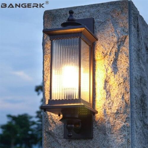 Simple Outdoor Wall Lamps IP65 Waterproof LED Porch Lights Vintage Aluminum Lighting Sconce Wall lamp Garden Balcony Fixtures