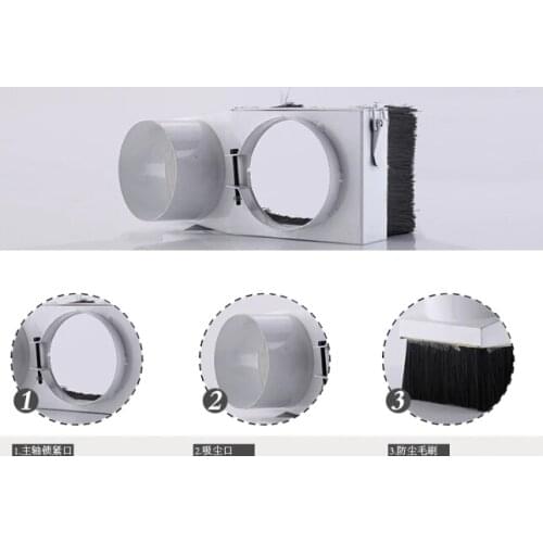 80mm Vacuum Cleaner Dust protection Engraving machine Dust Cover for CNC Router and spindle motor