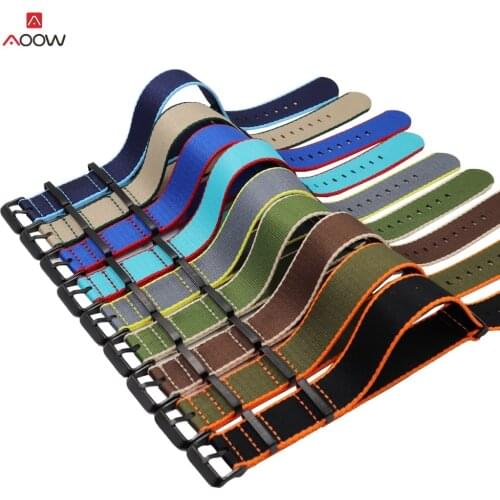 Nylon Straps NATO ZULU Watchband Generic Watchband Belts Replacement 20mm 22mm for Samsung Galaxy Watch 42mm 46mm Huawei GT