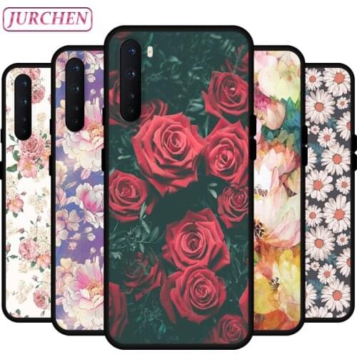 JURCHEN Silicone Phone Cases For OnePlus Nord Fashion Cute Cat Dog Cartoon Pattern For One Plus Nord TPU Matte Thin Back Cover