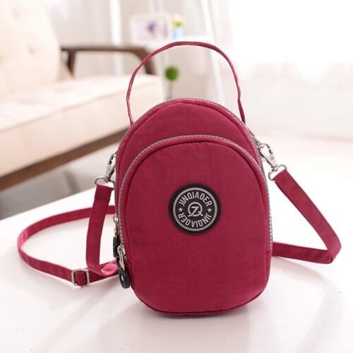 Women Shoulder bags womens nylon bag ladies bolsa feminina small light color waterproof travel bag