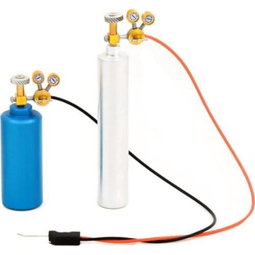 Optional 2X Metal Acetylene Tank&Welding Torch for 1/10 Scale Garage Series RC Crawler Car Deco Spare Parts