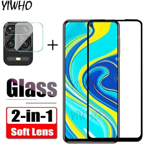 2 in 1 for Xiaomi Redmi Note 9 Pro Tempered Glass Screen Protector Camera Lens Film Xiomi Xaomi Redme Redmi 9S Max 9Pro Note9Pro
