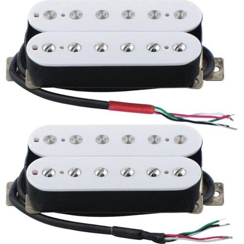Alnico 5 Humbucker Guitar Pickup White Neck Or Bridge Pickup Choose For FD Electric Guitar Accessories