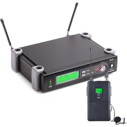 SLX24 UHF Wireless karaoke Microphone SLX Karaoke System With SLX14 BodyPack Handheld Transmitter Headset Lavalier Tie Clip Mic
