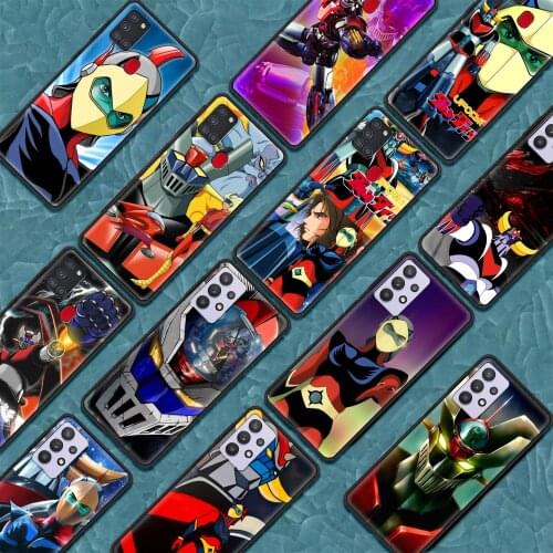 TPU Case For Samsung A71 A52 A51 A91 A72 A21s 42 A41 A32 A31 A21 EU A12 A11 A02 A02s Cover Mazinger Robot Goldorak Fundas Para