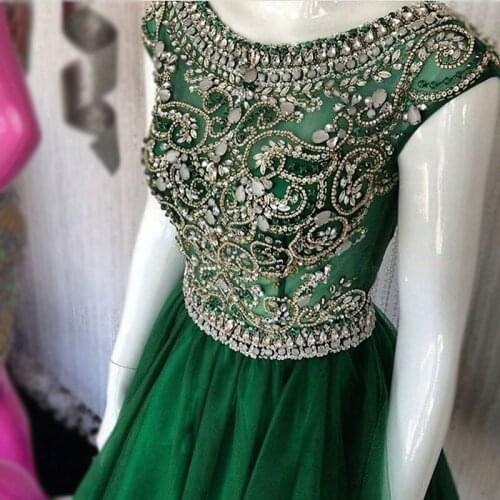 Real Photos Crystal Beading Chiffon Long robe de soiree Cap Sleeves Backless Party Dresses Many Cokors Custom Made Evening Prom