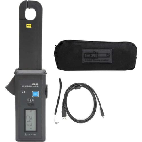 ETCR6000B AC/DC Leakage Current Clamp Meter 0mA-60.0A Non-Contact Car Clamp Leaker Ammeter