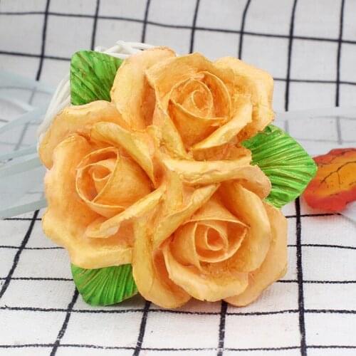Cake Baking Decorating 3D Flower Rose Craft Resin Plaster Clay Molds Handmade Soap Making Silicone Mould