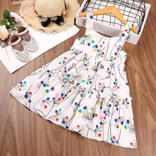 HE Hello Enjoy Children Clothing Dress New Lovely Princess Dress Spring Autumn Clothes Printing Flowers Kids Dresses Girls Dress