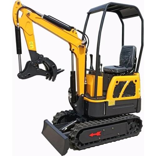 CE/EPA/EURO 5 China compact digger mini excavators 1 ton with free bucket wholesale