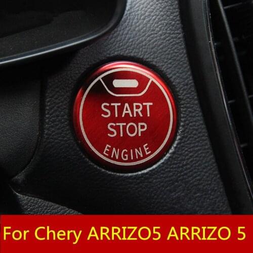 START Engine Button Replace Cover STOP Key Accessories Switch Decoration Universal car Accessories For Chery ARRIZO5 ARRIZO 5