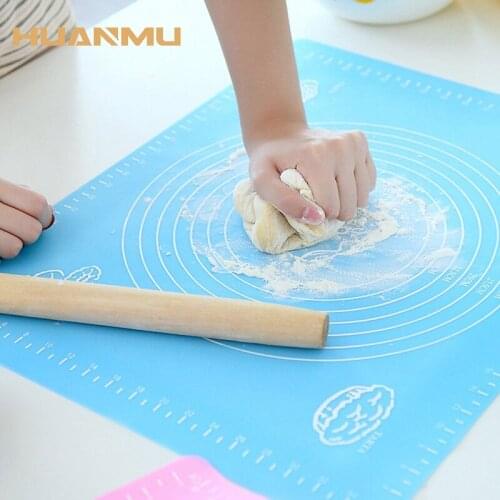 Non-Stick Kneading Dough Mat Food Grade Silicone Scale Maker Pizza Pastry Tool Utensils Bakeware Kitchen Accessories Gadgets