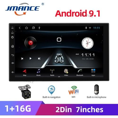 JMANCE 2 Din Android 9.1 Multi-topic Switching Car Multimedia Video Player 7" Universal 2DIN Stereo Car radio GPS For Public Car