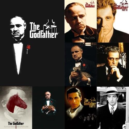 Godfather Movie Posters Wall Stickers Home Decoration High Definition White Coated Paper Clear Image