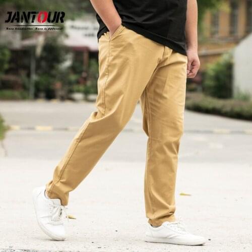 Plus Size Men Pants Fashion Men Clothing Streetwear Autumn Winter 98%Cotton 4 Colour Harem Pants Loose Trousers Man Oversize 48