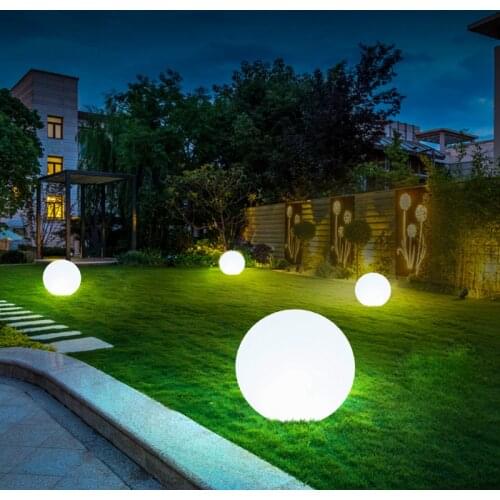 Garden Light Lamps for Garden LED Christmas Lights Outdoor Waterproof Swimming Pool Light Garden Glowing Ball Lights Street Lamp