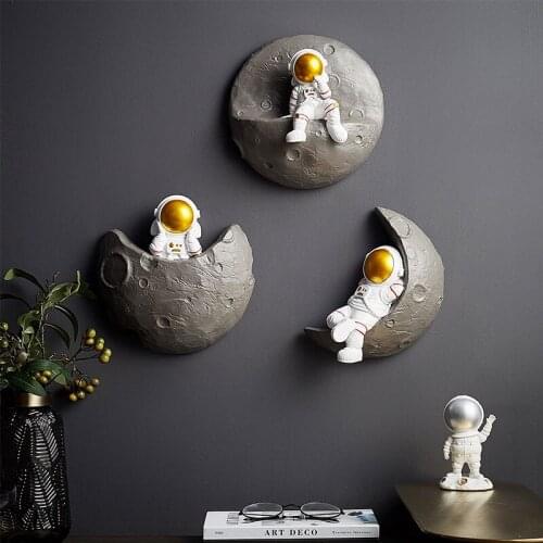 Nordic astronaut living room wall decoration home TV background wall decoration wall decoration pendant wall