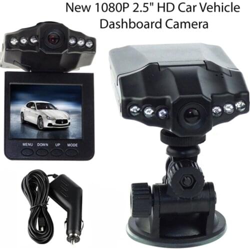 Aircraft Head 2.5 Inch Car DVR Camera Recorder 1080P Wide Degrees Rotatable Dash Cam Video Registrator Auto Electric Accessories