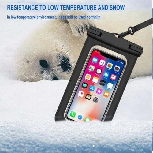 Hot Mobile Phone Waterproof Bag Diving Drifting Waterproof Mobile Phone Bag Case Suitable for Most of Phone