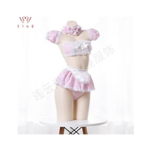 Candy Sweetheart Cosplay Sweetheart Girl Maid Outfit Anime Sexy Girl Suspender Skirt And Lingerie Full Set