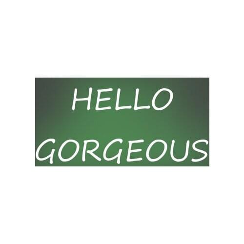 Hello Gorgeous Led Neon Sign for Wedding Home Living Room Decoration