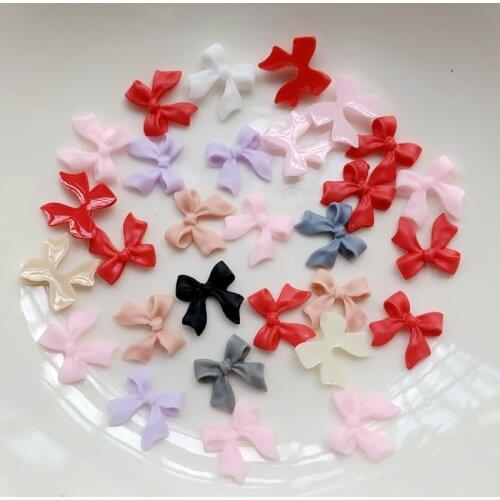 11mm*11mm butterfly knot flat back diamond nail art deco accessories jewelry making accessories nail diamond 180/lot