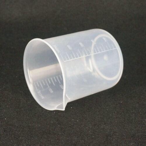 500ml Plastic Polypropylene PP Measuring Beaker Laboratory Kitchen With Spout