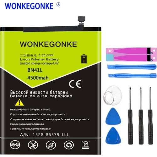 WONKEGONKE BN41 Mobile Phone Battery for Xiaomi Hongmi Note 4 Redmi Note 4 Battery BN41L BN41H Batteries Bateria