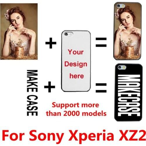 DIY Personalized custom photo name Customize printing your design picture cover case for Sony Xperia XZ2
