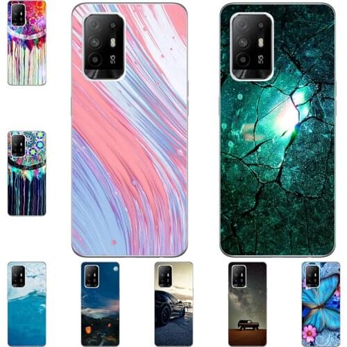 I am alone Phone Case For OPPO F19 F19 Pro F19 Pro + 5G 2021 Bags Fashion Luxury Color Cartoon Printed Paint Mobile