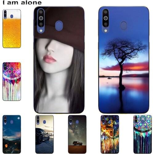 I am alone Phone Case For Samsung Galaxy M30 M30S M31 M31S Bags Fashion Color Cartoon Printed Paint Mobile