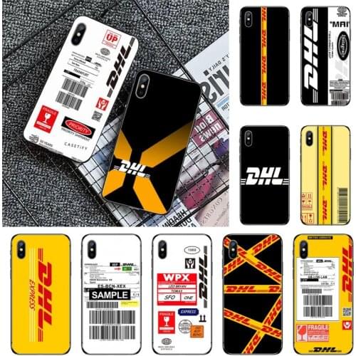 Dhl Express Hot Fashion Phone Case for iPhone 11 12 pro MAX MINI XS 8 7 6 6S Plus X 5S SE 2020 XR