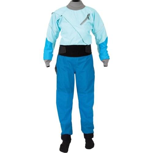 Womens Kayaking Drysuits 3 Layers Waterproof Material Fabric DW16 Surfing Rafting Diving One Pieces