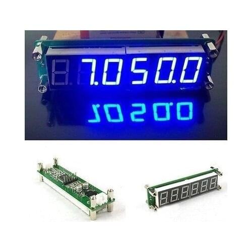 DYKB PLJ-6LED-A 0.1MHz TO 65 MHz RF Frequency Counter Cymometer meter measurement LED Digital Display FOR Ham Radio amplifier