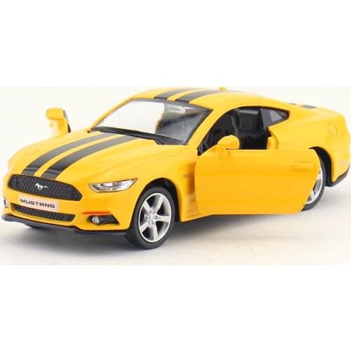 Simulation 1:36 Mustang GT alloy car model,die-cast metal door pull back childrens toy model,boy birthday gift,free shipping