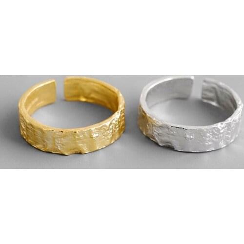 KSRA Trendy Irregular Gold Joint Ring For Women Ins Vintage Engagement Open Adjustable Rings Statement Jewelry Gift