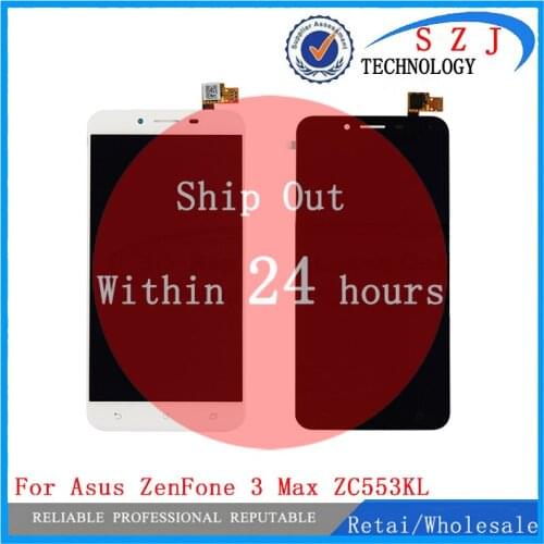 New 5.5'' inch For Asus ZenFone 3 Max ZC553KL LCD Display + Touch Screen Panel Digitizer Glass Assembly Free Shipping
